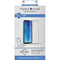 Force Case Coque pour Galaxy X Cover 7 Renforcée Système Tryax Inserts 3D Transparent pas cher