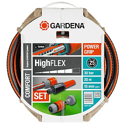 GARDENA Tuyau d'arrosage HighFlex 20m Ø15 mm +lance et access