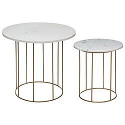 Atmosphera, Createur D'Interieur Table Café Marbre x 2 - Atmosphera 