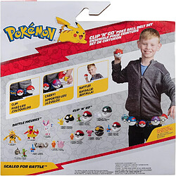 Jazwares Pokémon Clip 'N' Go Poke Ball Belt Set