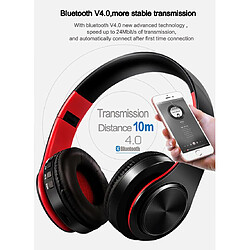 Universal Écouteurs stéréo haute fidélité écouteurs Bluetooth écouteurs de musique FM et support carte SD avec microphone pour les tablettes Xiaomi mobiles | écouteurs de musique | écouteurs stéréo Bluetooth cassettes audio stéréo