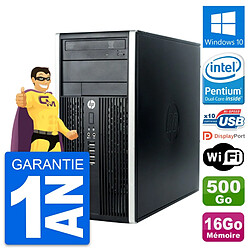 PC Tour HP Compaq Pro 6300 CMT Intel G630 RAM 16Go Disque 500Go Windows 10 Wifi · Occasion 