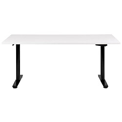 Acheter Beliani Table à hauteur ajustable Manuel 160 x 72 cm Blanc DESTINAS