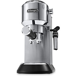 DeLonghi De'Longhi Dedica Style, Machine expresso pour préparer des boissons café et lactées, EC685M, Acier Chromé