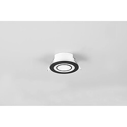 Lumière Downlight Encastrable Moderne 8cm Noir Mat 3000K