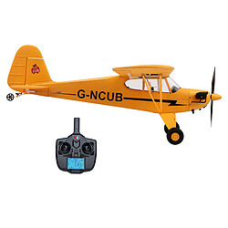 XK A160 RC Avion Commande Électrique Extérieure 1 pièce avancé jaune planeur à voilure fixe 3D 6G commutateur modèle XK A160 5 canaux télécommande avion cadeau pour cadeau d'anniversaire en plein - 1 batterie