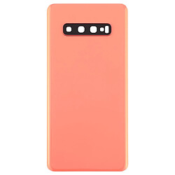 Wewoo Coque Arrière Batterie avec Objectif Caméra pour Galaxy S10 + Rose