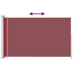 Avis Maison Chic Auvent latéral rétractable de balcon | Store extérieur | Auvent solaire de patio 180x300 cm Rouge -GKD27623