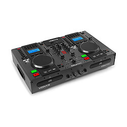  Vonyx CDJ450 Station de mixage DJ 2 lecteurs CD Bluetooth 2x USB 2 canaux