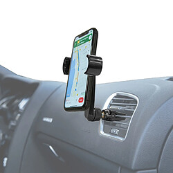 Muvit Support Voiture Universel 360° Grip Déporté Rotatif Extensible 80mm avec Rotule Noir