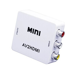 Universal RCA AV à HDMI 1080p AV2HDMI Convertisseur mini HDMI à AV HDMI2AV Convertisseur de signaux pour TV VHS VCR DVD Enregistrement Chipset | Mini VGA à HDMI | VGA à HDMI Convertisseur VGA à HDMI 