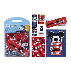 Ensemble de Papeterie Mickey Mouse Bleu (16 pcs)