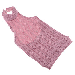 Trendy Sexy Backless Knit Vest For 1/3 BJD SD 70cm Uncle Dolls Greyish Pink