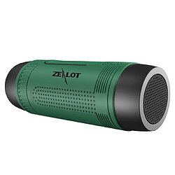 Yonis Enceinte Outdoor Étanche Bluetooth & Lampe Enceinte Bluetooth Waterproof Multifonctionnelle Pour Smartphones Avec Batterie 4000mAh Et Lampe Torche Vert YONIS