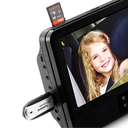 Avis Lenco Lecteur DVD portable 2 x 9" avec USB/carte SD/pile intégrée, deux casques et deux supports DVP-939 Noir