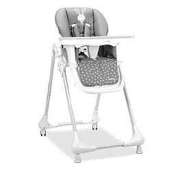 Asalvo Chaise haute avec roues Baby Rabbit Gris