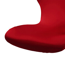 Acheter élastique pivotant chaise d'ordinateur housse de siège de bureau protecteur vin rouge