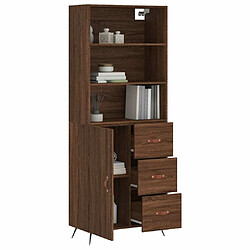 Avis Maison Chic Buffet,Meuble de Rangement,commode pour salon,Cuisine Chêne marron 69,5x34x180 cm Bois d'ingénierie -MN88397