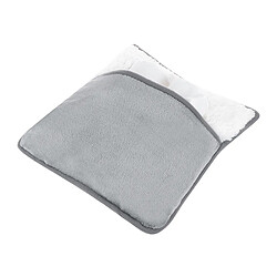 Pied Réchauffeur électrique Coussin Chauffant USB Hiver Thermique Tapis de Sol avec Fuzzy Intérieur