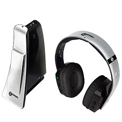 Geemarc Casque TV Pliable Amplificateur pour Senior Grande Autonomie Argent