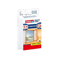 TESA Moustiquaire Comfort pour fenetres - 1,3 m x 1,50 m - Blanc