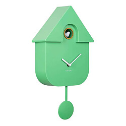 Karlsson Horloge murale moderne Cuckoo vert vif.