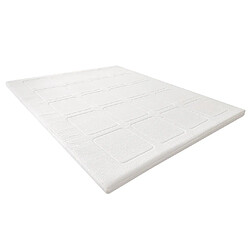 Vente-Unique Surmatelas 140 x 190 cm gel mémoire de forme ép.5cm - RAPONE de DREAMEA 