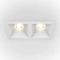 MAYTONI Downlight Encastré Twin Dimmable Blanc, 1000lm, 3000K