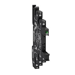 embase - pour relais rsl - 12/24v ac/dc - borne à vis - schneider electric rslzva1