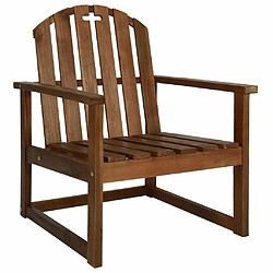 Maison Chic Lot de 2 Chaises de jardin,Fauteuil d'extérieur Bois d'acacia solide -MN97291