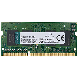 Kingston SO-DIMM 2 GB DDR3-1600 KVR16S11S6/2 KINGSTON SO-DIMM 2 GB DDR3-1600 KVR16S11S6/2