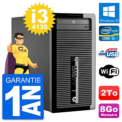 PC Tour HP ProDesk 400 G1 Intel Core i3-4130 RAM 8Go Disque 2To Windows 10 Wifi · Occasion 