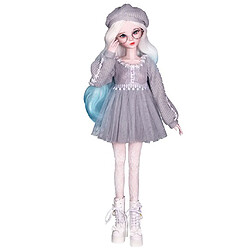 vêtement de poupée BJD costume de poupée 1/3 3pcs Costume de Poupée - Robe de Poupée + Chapeau de Poupée + Leggings de Poupée