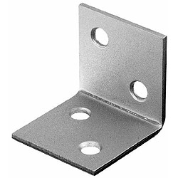 GAH-Alberts 332600 Équerre large à côtés égaux 30 x 30 x 30 mm / 100 Stk. Surface galvanisée à chaud (Jaune)