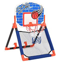 vidaXL Ensemble basket multifonctionnel de porte et mur pour enfants