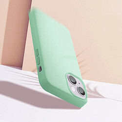 Avis Coque pour iPhone 14 Hybride Semi-rigide Fine Légère Intérieur Doux Moxie menthe