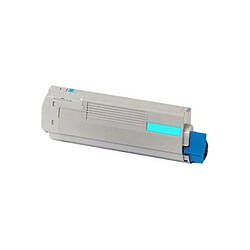 Toner compatible Oki C301 / C321 bleu (44973535) 