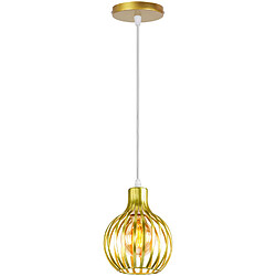 Stoex Suspension Vintage Lustre Moderne Plafonnier D'Intérieur Rétro Suspension Lustre E27 en Métal Or Pour Chambre, Salle À Manger, Bureau, Salon