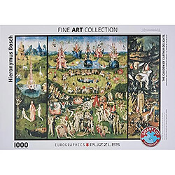 Puzzle Eurographics Le jardin des dAlices terrestres par Heironymus Bosch (1000 piAces)