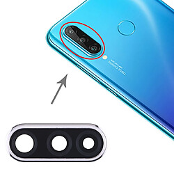 Wewoo Cache objectif appareil photo d'appareil pour Huawei P30 Lite 24MP Argent