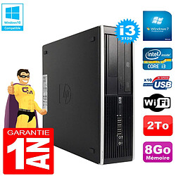 PC HP Compaq Pro 6300 SFF I3-2120 RAM 8Go Disque 2To Graveur DVD Wifi W7 - Occasion