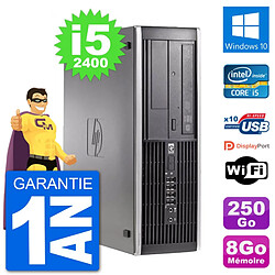 PC HP Compaq 6200 Pro SFF Intel i5-2400 RAM 8Go Disque Dur 250Go Windows 10 Wifi · Occasion 