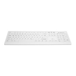 Avis CHERRY AK-C8100F-FU1-W/FR clavier RF sans fil AZERTY Français Blanc