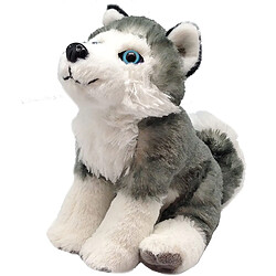 Wild Republic peluche Chien Husky de 20 cm gris blanc 