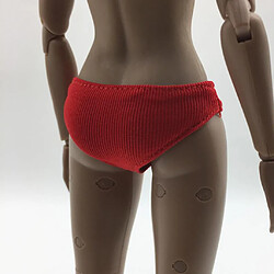 1/6 Femmes Shorts Femmes Slip Sous-Vêtements Lingerie Pour 12 '' Action Figure Rouge pas cher