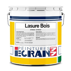 Peintures Daniel Lasure bois haute protection, bois intérieur et extérieur, plusieurs coloris, Lasure Bois ECRAN 77-1 litre-Chêne foncé