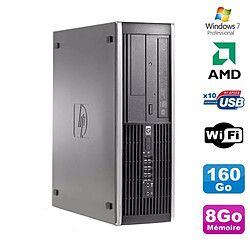 PC HP Compaq 6005 Pro SFF AMD 3GHz 8Go DDR3 160Go SATA Graveur WIFI Win 7 Pro - Occasion