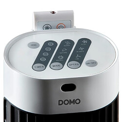 DOMO Ventilateur tour 77 cm 45 W Noir et blanc DO8126