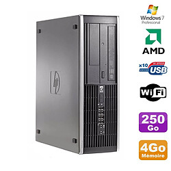 PC HP Compaq 6005 Pro SFF AMD 3GHz 4Go DDR3 250Go SATA Graveur WIFI Win 7 Pro · Occasion 