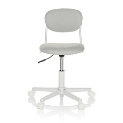 Chaise de bureau pour enfants / chaise pivotante pour enfants KIDDY BASE I Tissu gris hjh OFFICE